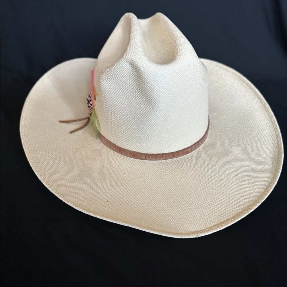 Mr California by Gregory Cream Cowboy Hat with Feather Accent western Rodeo